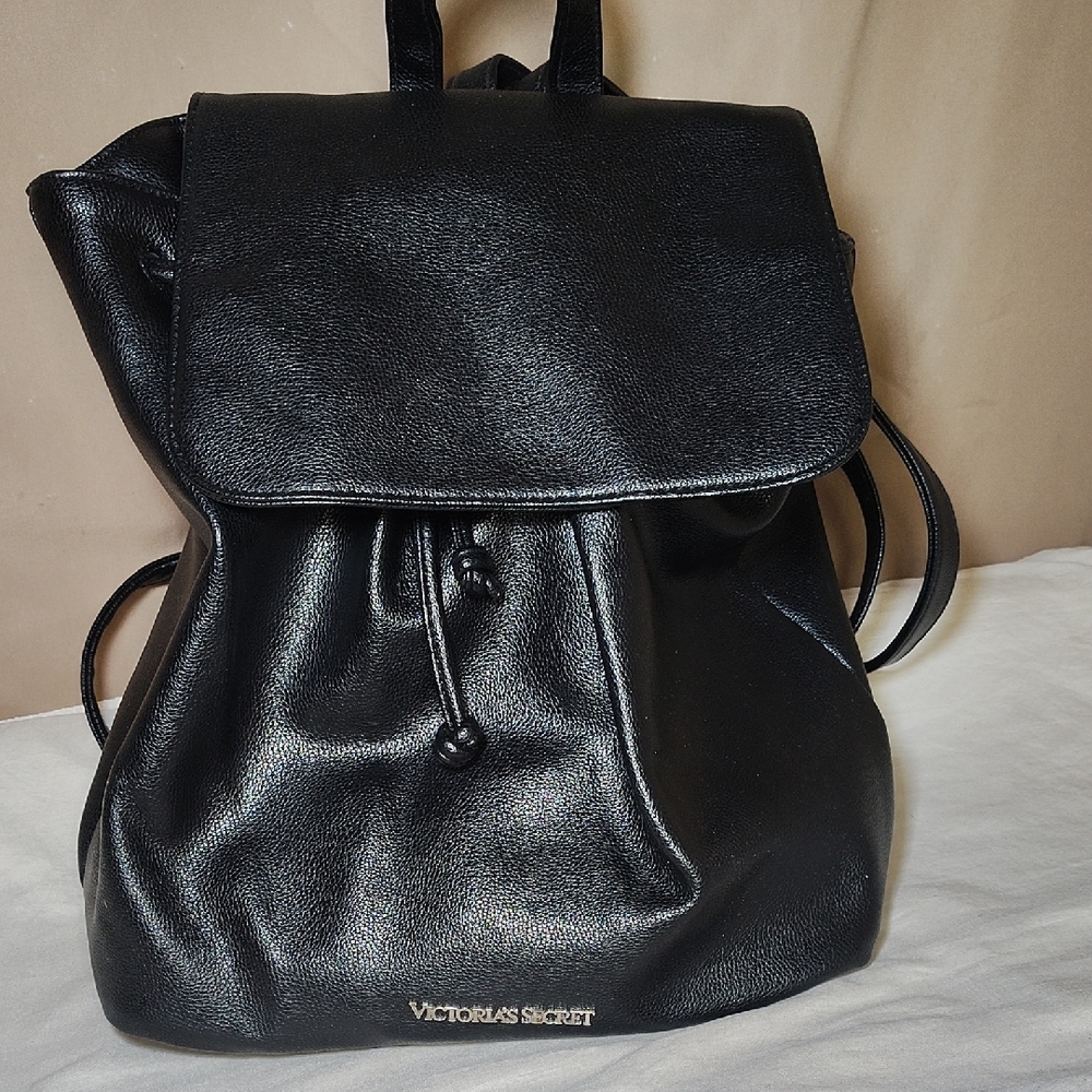 Victoria's Secret Sleek Black Backpack